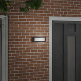 Applique d'extérieur Vidaxx noire 32 x 10 x 10 cm
