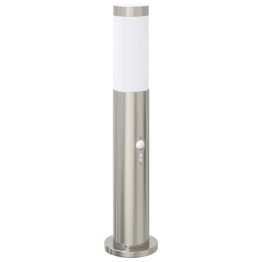 Vidaxx borne d'éclairage avec capteur 50 cm inox IP44
