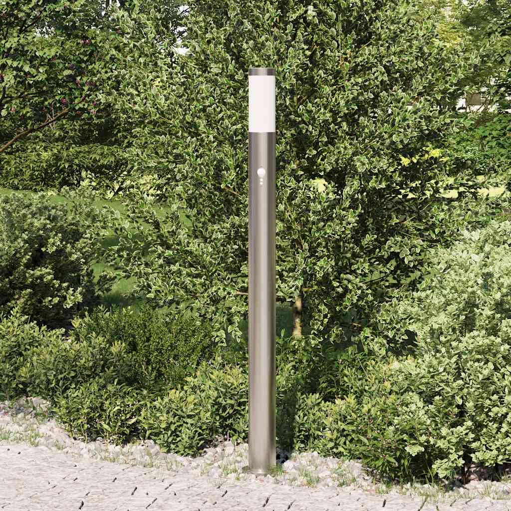 Vidaxx borne d'éclairage avec capteur 110 cm inox IP44