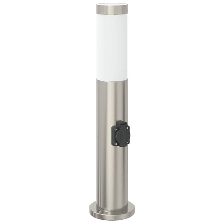 Vidaxl borne d'éclairage avec douille 50 cm inox IP44