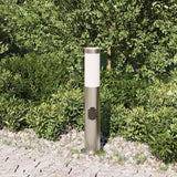 Vidaxl borne d'éclairage avec douille 50 cm inox IP44