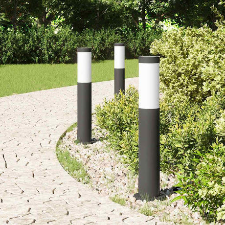 Vidaxx borne lumineuse 3 pièces 50 cm acier inoxydable IP44