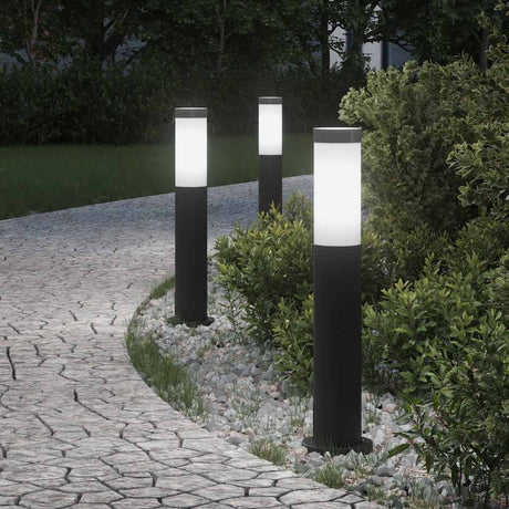 Vidaxx borne lumineuse 3 pièces 50 cm acier inoxydable IP44