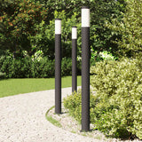 Vidaxx borne lumineuse 3 pièces 110 cm acier inoxydable IP44