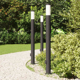 Vidaxx borne d'éclairage avec douille 3 pièces 110 cm acier inoxydable IP44