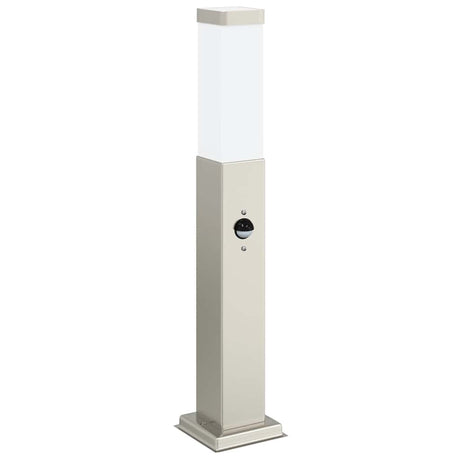 Vidaxx borne d'éclairage avec capteur 50 cm inox IP44