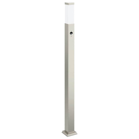 Vidaxx borne d'éclairage avec capteur 110 cm inox IP44
