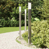 Vidaxx borne d'éclairage avec douille 3 pièces 110 cm acier inoxydable IP44