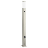 Borne d'éclairage Vidaxx avec capteur et douille 110 cm inox IP44