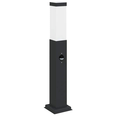 VidaXL borne d'éclairage avec capteur 50 cm noir IP44
