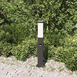 VidaXL borne d'éclairage avec capteur 50 cm noir IP44
