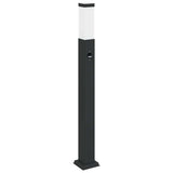 Vidaxx borne d'éclairage avec capteur 80 cm noir IP44