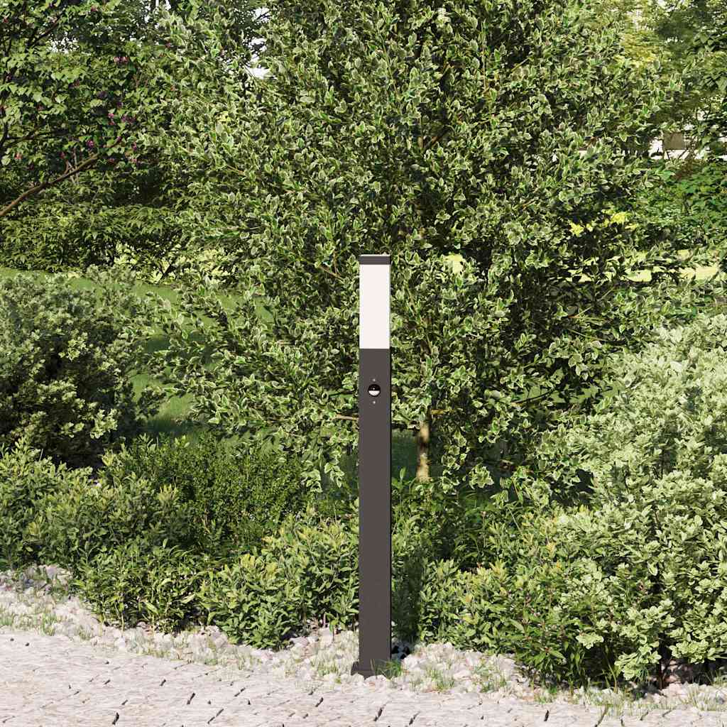 Vidaxx borne d'éclairage avec capteur 80 cm noir IP44