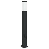 Vidaxx borne d'éclairage avec douille 80 cm noir IP44