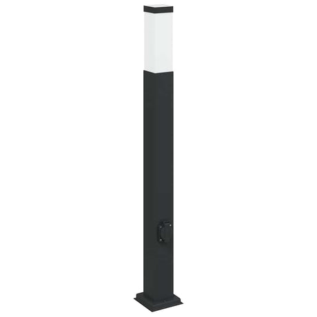 Vidaxx borne d'éclairage avec douille 80 cm noir IP44