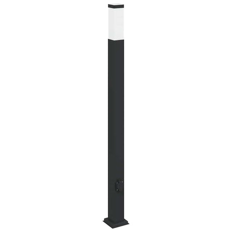Vidaxx borne d'éclairage avec douille 110 cm noir IP44