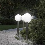 Vidaxx borne lumineuse 3 pièces 80 cm acier inoxydable IP44