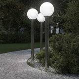 Vidaxx borne lumineuse 3 pièces 120 cm acier inoxydable IP44