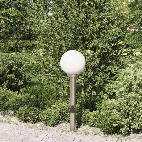 Vidaxl borne d'éclairage avec douille 80 cm inox IP44
