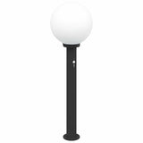 Vidaxx borne d'éclairage avec capteur 80 cm noir IP44