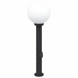Vidaxx borne d'éclairage avec douille 80 cm noir IP44