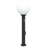 Vidaxx borne d'éclairage avec capteur et douille 80 cm noir IP44