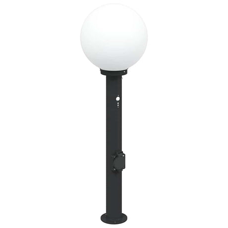 Vidaxx borne d'éclairage avec capteur et douille 80 cm noir IP44