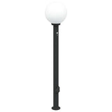 Vidaxx borne d'éclairage avec capteur et douille 120 cm noir IP44