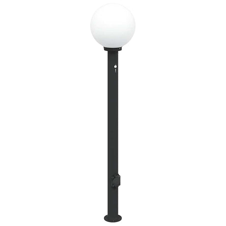 Vidaxx borne d'éclairage avec capteur et douille 120 cm noir IP44