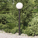 Vidaxx borne d'éclairage avec capteur et douille 120 cm noir IP44