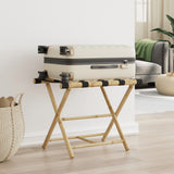 Vidaxx porte-bagages pliable 62x42x50,5 cm bambou