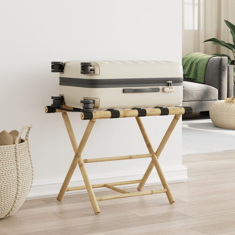 Vidaxx porte-bagages pliable 62x42x50,5 cm bambou