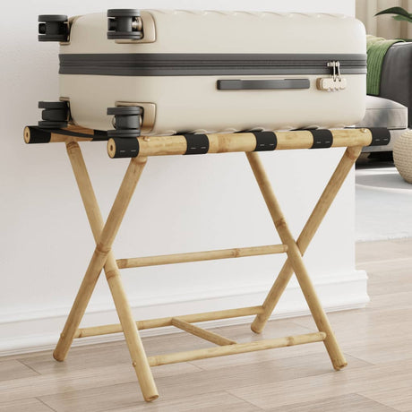 Vidaxx porte-bagages pliable 62x42x50,5 cm bambou