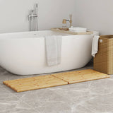 Vidaxx tapis de bain 2 pcs 70x50 cm bambou