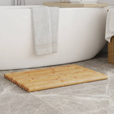 Vidaxx tapis de bain 2 pcs 70x50 cm bambou