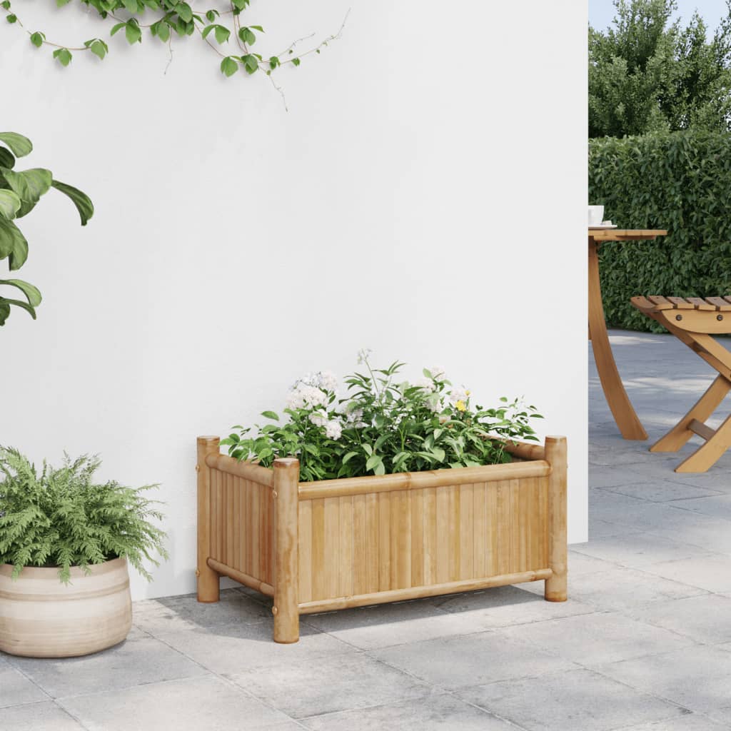 Vidaxx jardinière 50x30x25 cm bambou