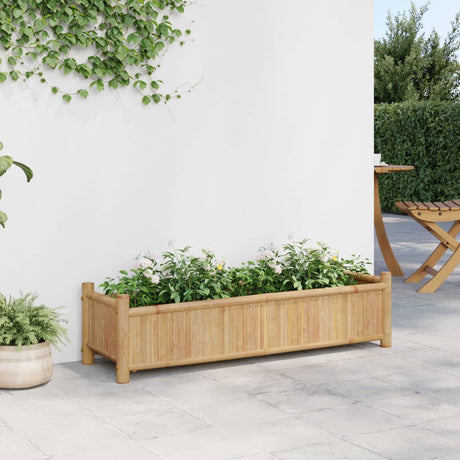 Vidaxx jardinière 100x30x25 cm bambou