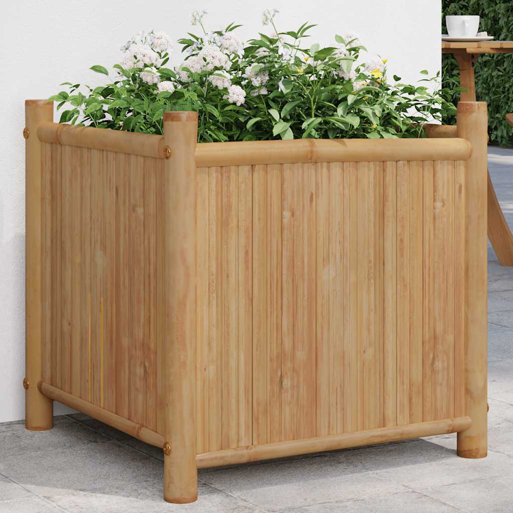 Vidaxx jardinière 50x50x50 cm bambou