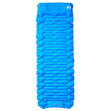Vidaxl matelas de camping avec oreiller autogonflant 1 personne bleu