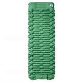 Vidaxl matelas de camping avec oreiller autogonflant 1 personne vert