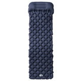 Vidaxl matelas de camping avec oreiller gonflable 1 personne gris