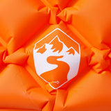 Vidaxl matelas de camping avec oreiller gonflable 1 personne orange