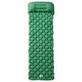 Vidaxx matelas de camping avec oreiller gonflable 1 personne vert