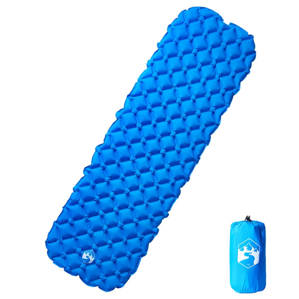 Vidaxx matelas de camping gonflable 190x58x6 cm 1 personne bleu