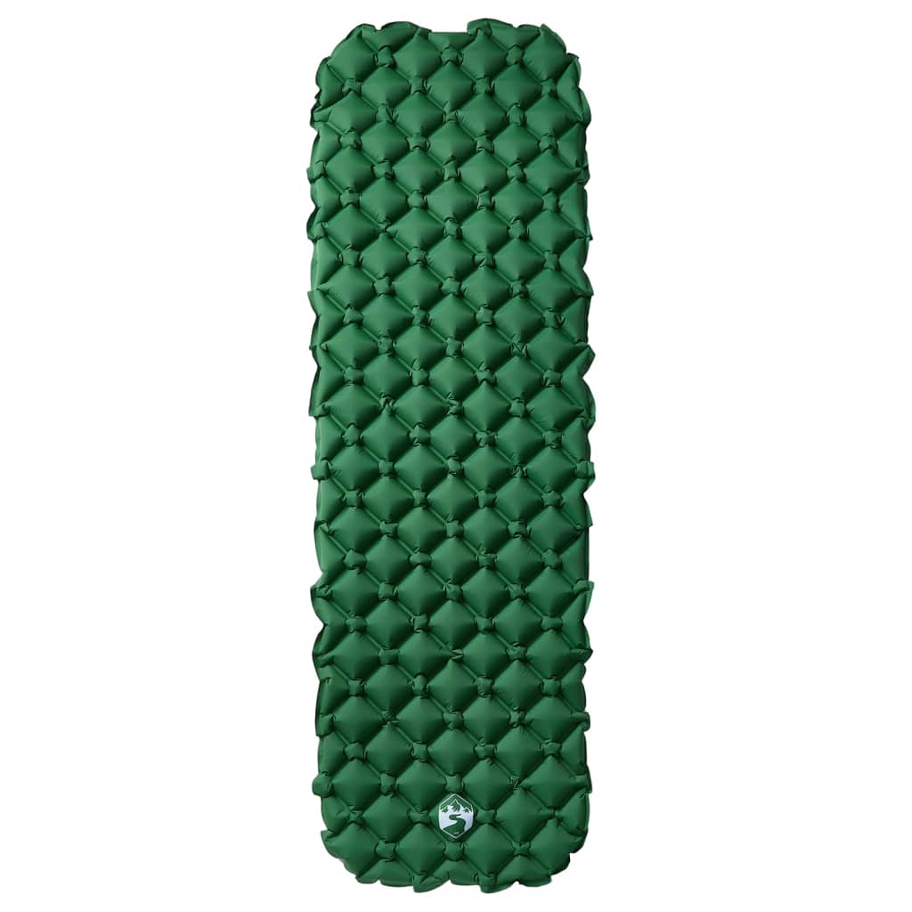 Vidaxx matelas de camping gonflable 190x58x6 cm 1 personne vert