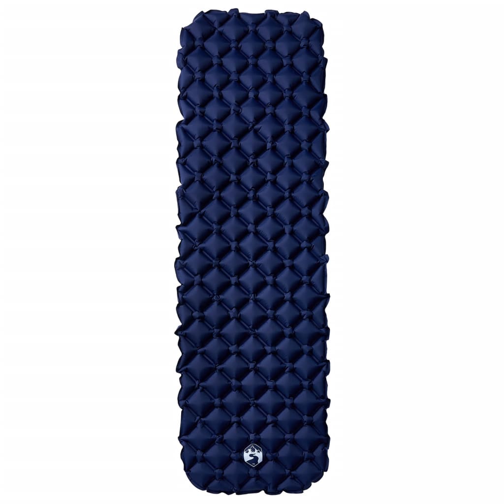 Vidaxx matelas de camping gonflable 190x58x6 cm 1 personne bleu marine