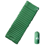 Vidaxl matelas de camping avec oreiller autogonflant 1 personne vert