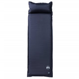 Vidaxl matelas de camping avec oreiller autogonflant 1 personne gris