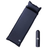 Vidaxl matelas de camping avec oreiller autogonflant 1 personne gris