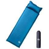 Vidaxl matelas de camping avec oreiller autogonflant 1 personne turquoise